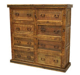 Pueblito Master Chest 8 Drawer - LOREC Ranch Home Furnishings