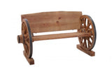 Wagon Wheel Bench - LOREC Ranch Home Furnishings