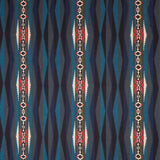 Lahaina Wave Tuquoise Fabric - LOREC Ranch Home Furnishings