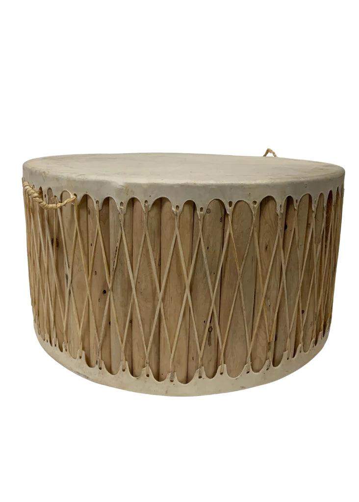 Elevate Your Space with LOREC Ranch Home Furnishings' Rawhide Drum Coffee Table