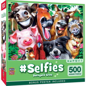 Selfies - Barnyard Grins 500 Piece Puzzle