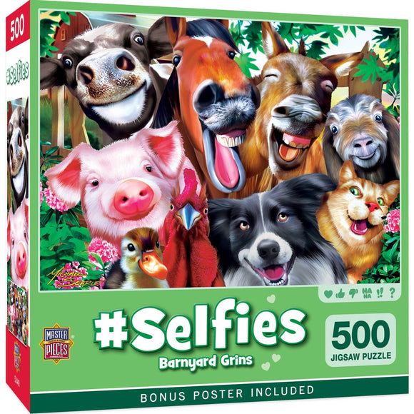 Selfies - Barnyard Grins 500 Piece Puzzle