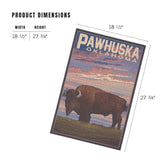 1000 PIECE PUZZLE Pawhuska, Oklahoma, Buffalo & Sunset