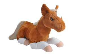 CK-Jumbo Horse Brown Stuffed Animal 30"