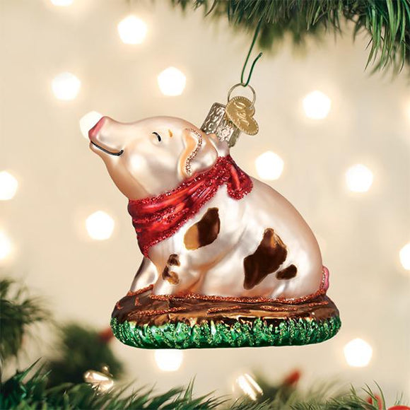 OWC Piggy In The Puddle Ornament