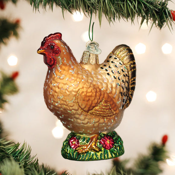 OWC Spring Chicken Christmas Ornament