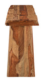 Riviera E. Live Edge Wood Leg Console Table