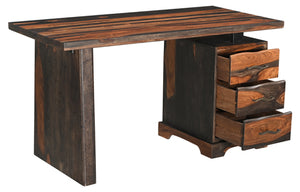 Riviera E. Live Edge Writing Desk 3DRAWER