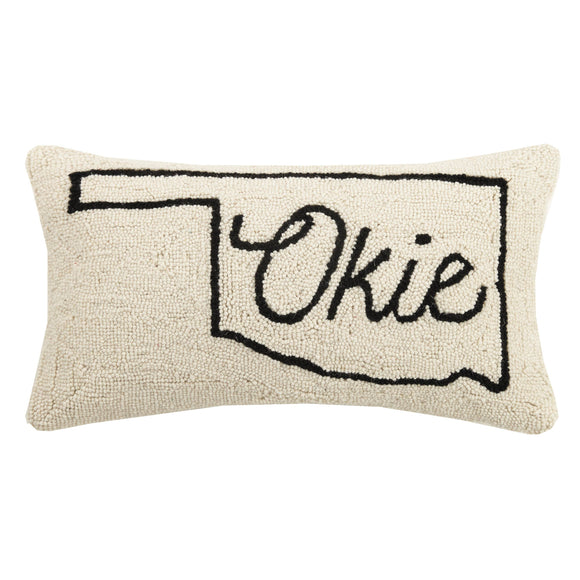 OKIE MAP HOOK PILLOW