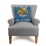 OKLAHOMA FLAG HOOK PILLOW