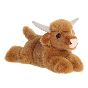 Mini Flopsie™ - 8" Highland Cow