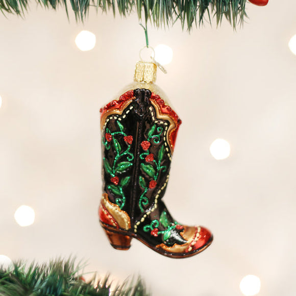 OWC Holly Berry Cowboy Boot