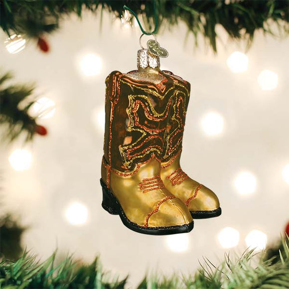 OWC Pair Of Cowboy Boots Ornament