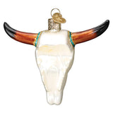 Rustic OWC Southwestern Steer Skull Ornament