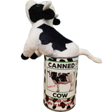 Canned Cow | Stuffed Animal Plush w/Funny Jokes | Gift