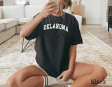 Comfort Colors, Oklahoma Shirt, Boho Oklahoma Shirt, Pink Ok