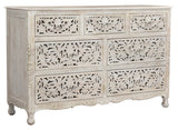 Arabella 7 Drawer Carved Dresser