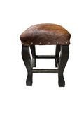 San Miguel Barstool W / Leather / Hide