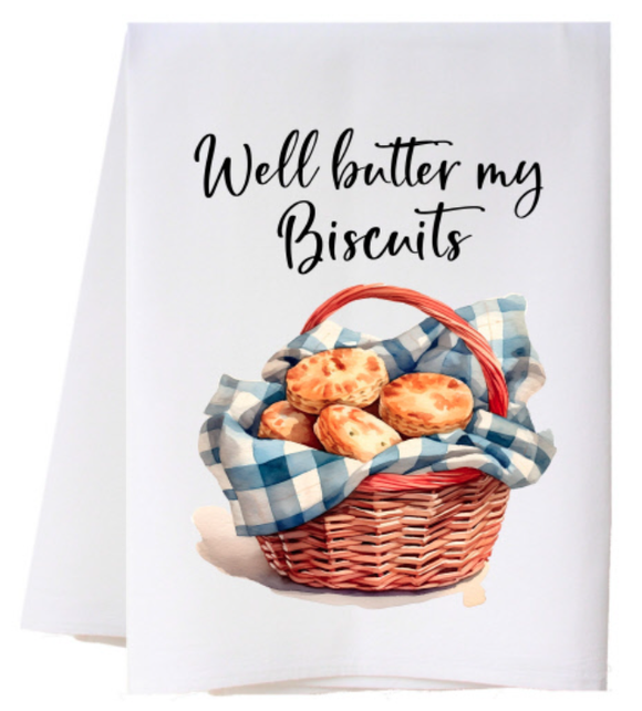 CP BUTTER MY BISCUITS FLOUR SACK TOWEL