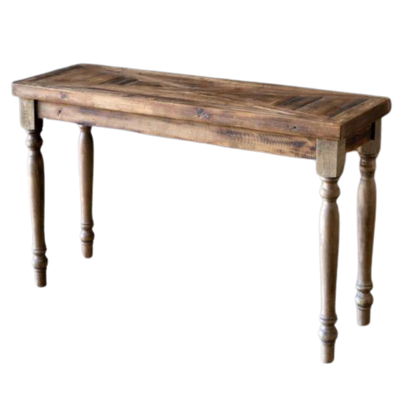 Reclaimed Wood Console Table