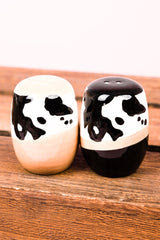 WAM-Country Cow Ceramic Salt & Pepper Shaker Set