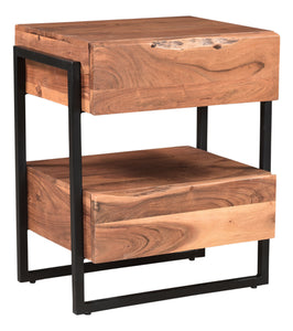 Crestone Live Edge 2 Drawer Nightstand