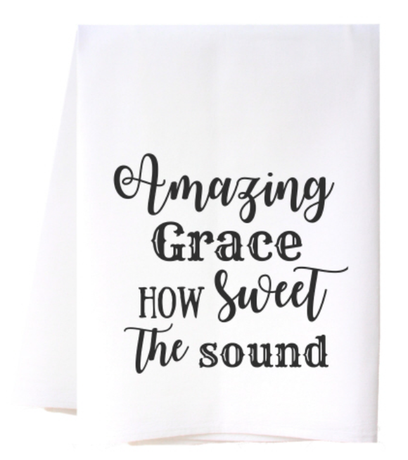 CP AMAZING GRACE FLOUR SACK TOWEL