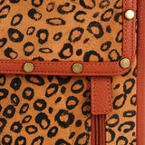 Cheetah Print Front Close Sling Bag