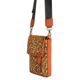 Cheetah Print Front Close Sling Bag