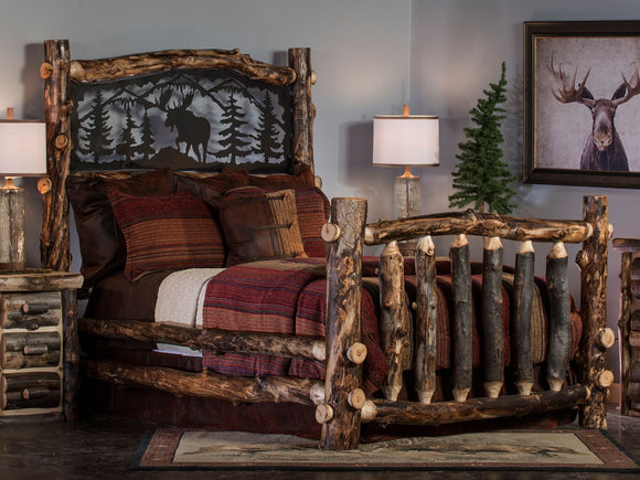 Aspen Metal Insert Log Bed