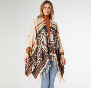 CC Luzia Aztek Wrap with Fringe