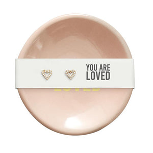 Earrings & Tray- You Are Loved