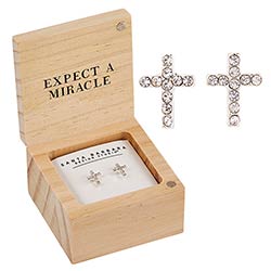 Earring Treasure Box- Pray, Trust