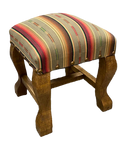 Rustic San Miguel Fabric Barstool PNDLTN