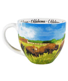 Oklahoma Watercolor Mug