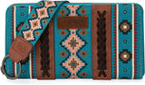 Rustic WG2203-W006 Wrangler Southwestern Art Print Wallet