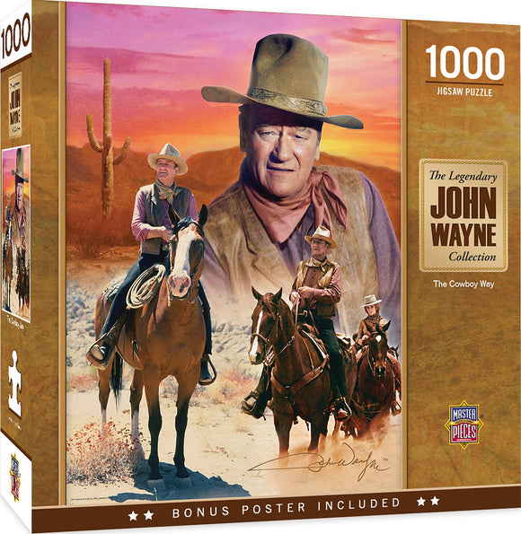 John Wayne Collection - The Cowboy Way 1000 Piece Puzzle