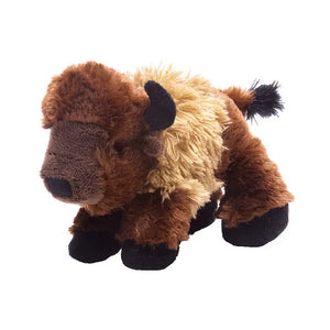 Hug'ems-Mini Bison Stuffed Animal 7"