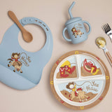 Fresh & Messy Silicone Bib & Spoon Set | Yee Haw