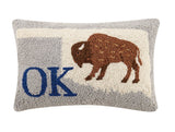 Southwestern Buffalo Hook Pillow