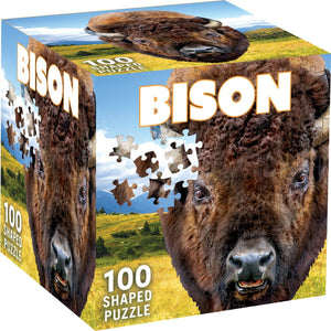 Bison 100 Piece Shaped Jigsaw Puzzle