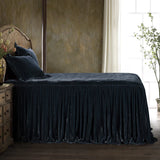 Stella Faux Silk Velvet Bedspread