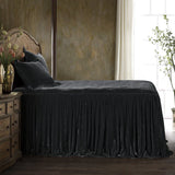 Stella Faux Silk Velvet Bedspread