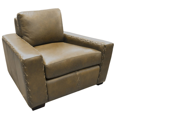 Omnia Breckenridge Chair & 1/2 (Grade 3 Leather)