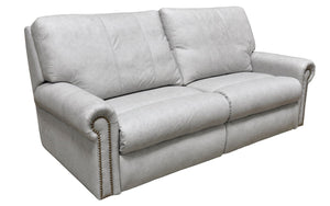 Pushback Fillmore Sofa W/ Center Console-Rowdy Bison Leather-Firm