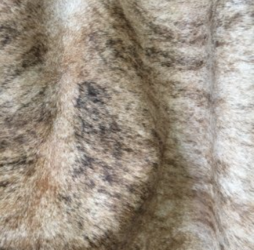 Light Tan Brindle Cowhide