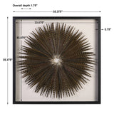 Feather Burst Shadow Box