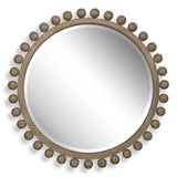 Brianza Round Mirror - 50 Natural