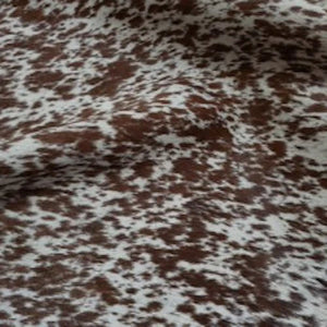 Red White Spotted Cowhide