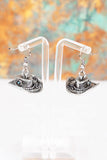 TIPI COWGIRL HAT SILVERTONE EARRINGS